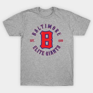 1920 Baltimore Elite Giants Defunct Vintage T-Shirt